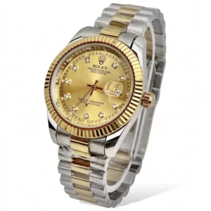 RLX Men - Date Only - Two Tone Golden Dial GRR