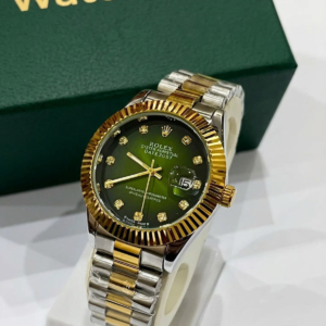 RLX Men - Date Only - Two Tone Green Dial GRR