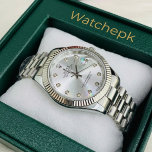 RLX Men - Date Only - Silver With White Dial GRR