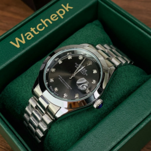 RLX Men - Date Only - Silver With Black Dial